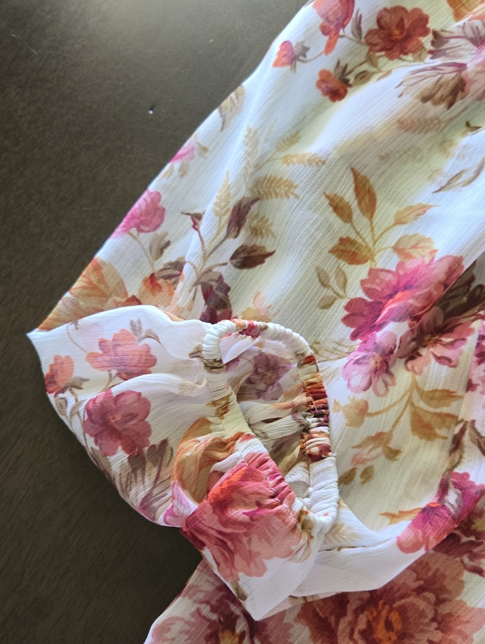 Ever New Sheer Floral Maxi Dress Size - Picture 8 of 9